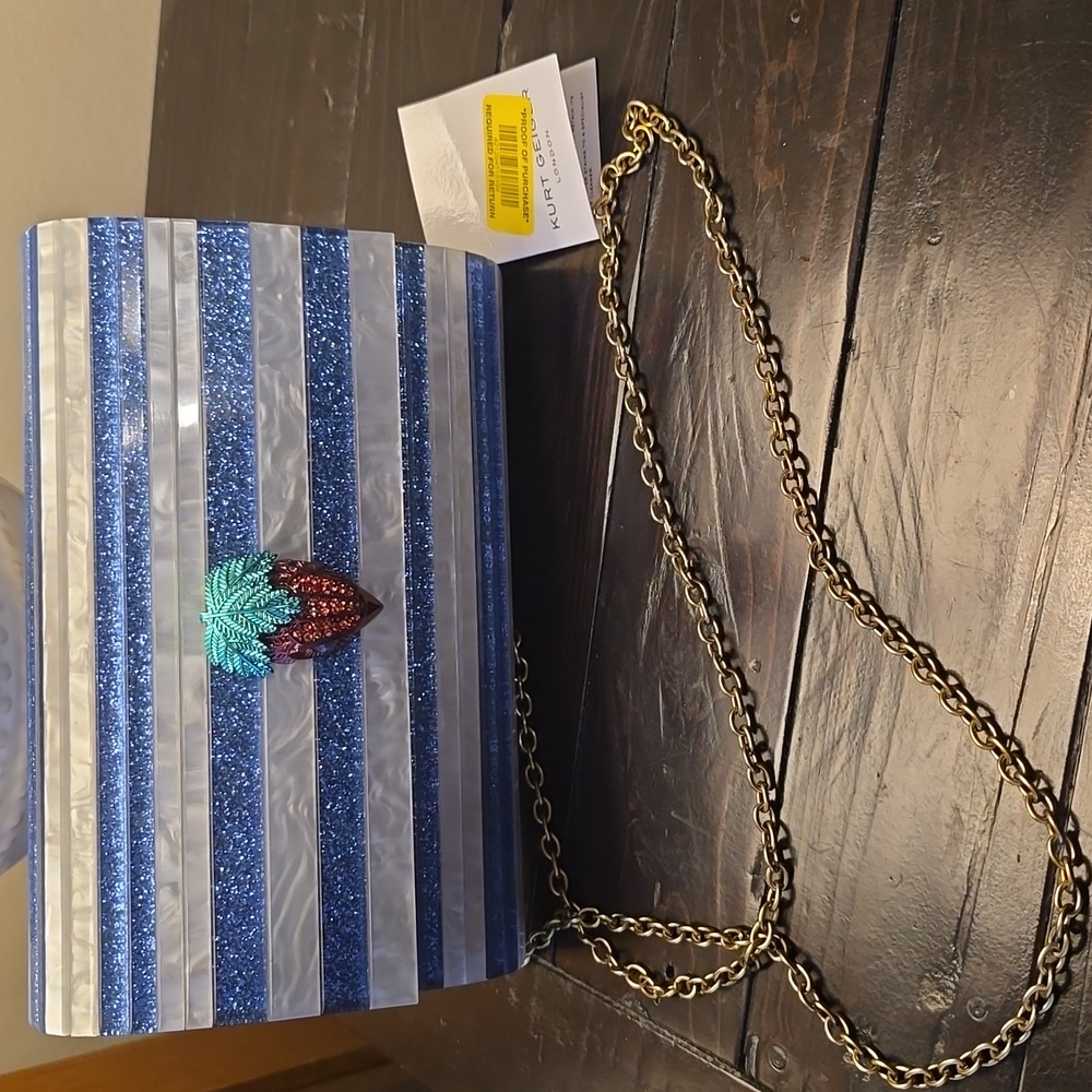 NWT Kurt Geiger Party Eagle Clutch